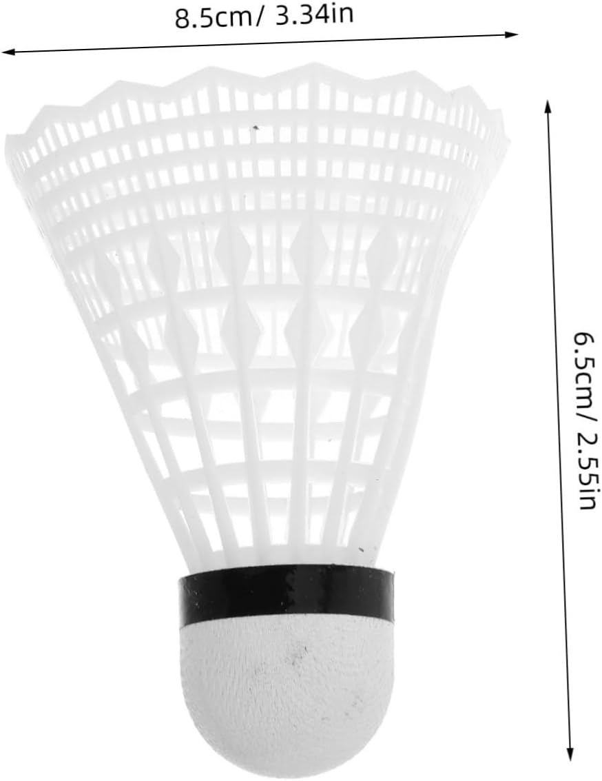 12Pcs Nylon Badminton Shuttlecocks for Lightweight s for Training Replacement for Games Skill Development