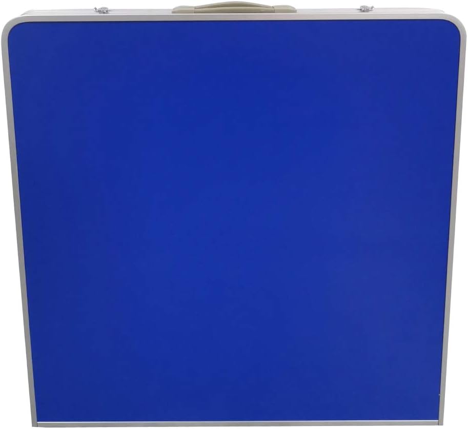 5 Ft. Folding Table Tennis Ping Pong Table Set with Paddles and Balls, Blue