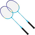 1Pair Shuttlecocks Racquet Light Weight Badminton Racket Set Professional Double Badminton Racquet for 2 Players Playing