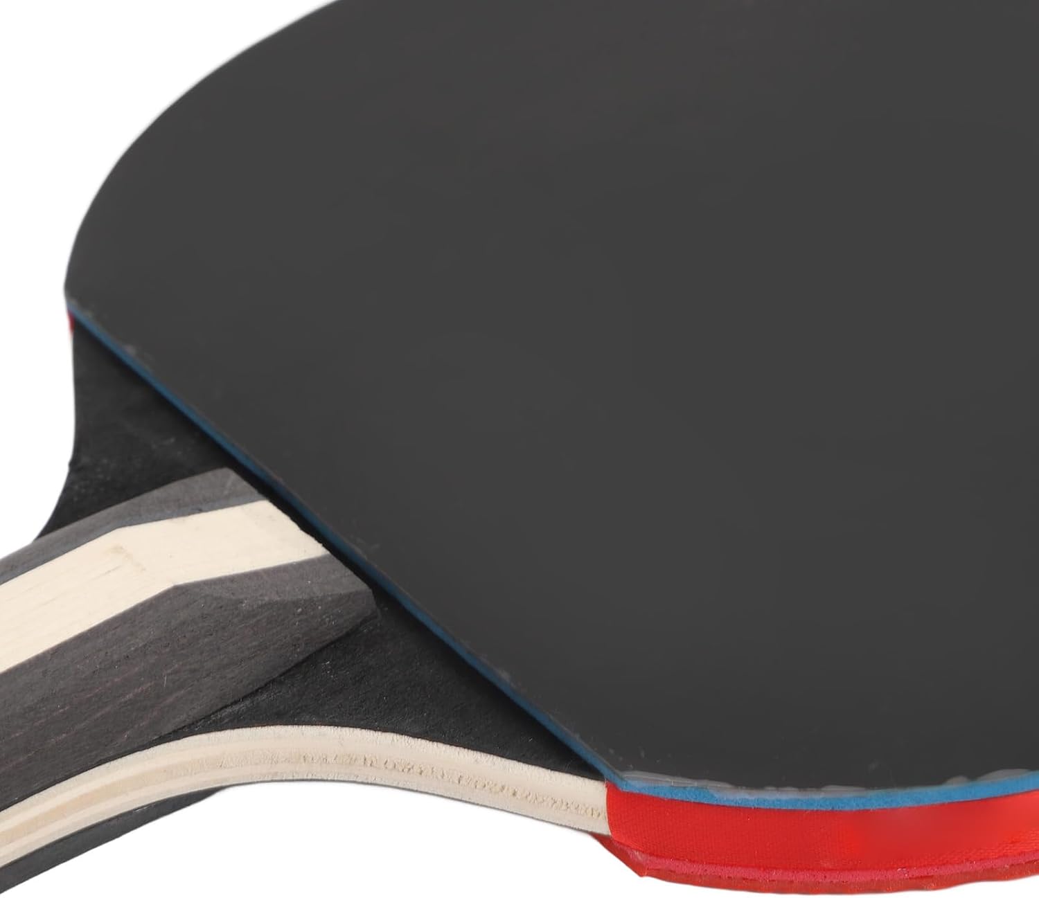Table Tennis Racket Paddle Set with 3 Star Professional Balls Smooth Handle Ideal for Training and Family Poplar Wood ABS Indoor Outdoor