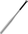 Baseball Bat Steel with Carrying Bag (28 in, Silver)