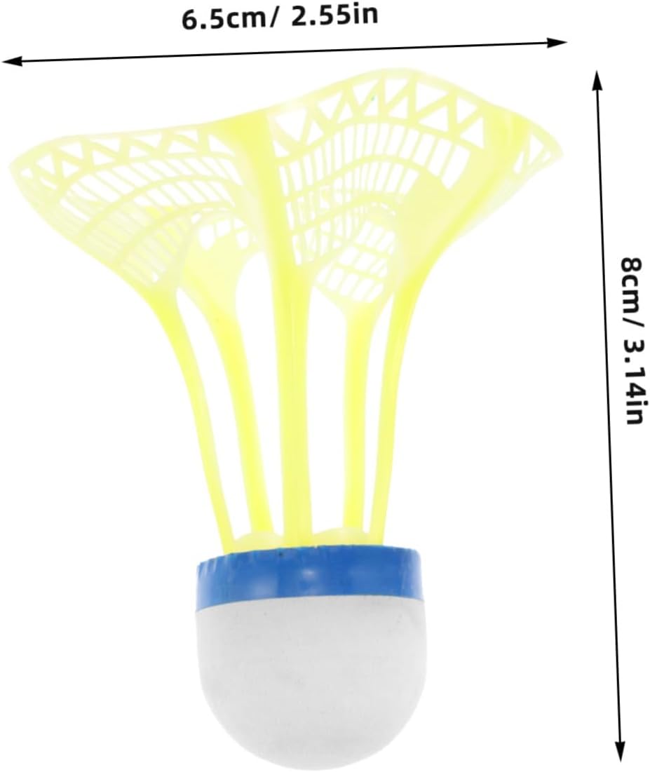 10pcs Windproof Plastic Badminton Shuttlecocks for Outdoor and Indoor Play Durable Training s for Backyard Games Consistent Flight Paths and Robust Build