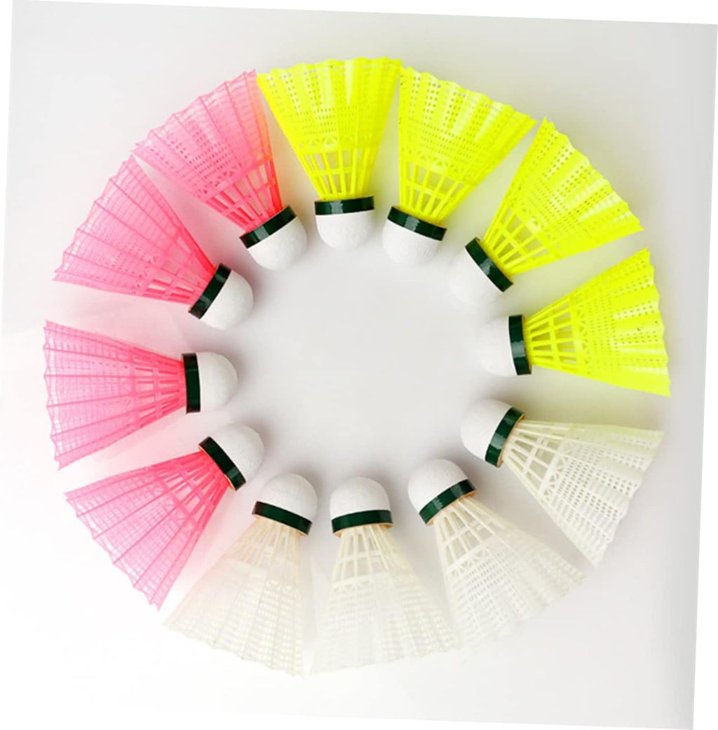 6pcs Badminton Shuttlecocks Nylon Plastic Outdoor Indoor Sports Accessories  Badminton Shuttlecocks for School Fitness