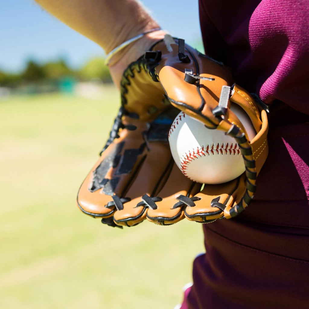 12 Pack Autograph Baseballs, Standard Size Adult Leather Baseballs 9 Inch, For Pitching/Autographs/Training/Hitting