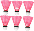 6pcs Badminton Shuttlecocks Nylon Plastic Outdoor Indoor Sports Accessories  Badminton Shuttlecocks for School Fitness