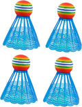 Light Plastic Nylon Shuttlecock Lighting Shuttlecock Shuttle Glow in The Dark Badminton Balls LED Light up Badminton s Badminton Cork Shuttle Cork Outdoor Shuttle Outdoor