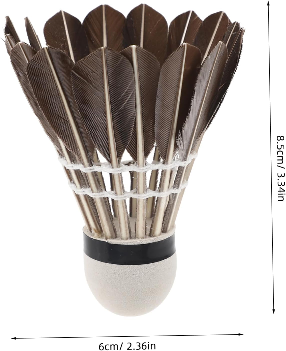 6Pcs Lightweight Badminton Shuttlecocks for Beginners Durable Outdoor Training s for Family Fun Skill Improvement