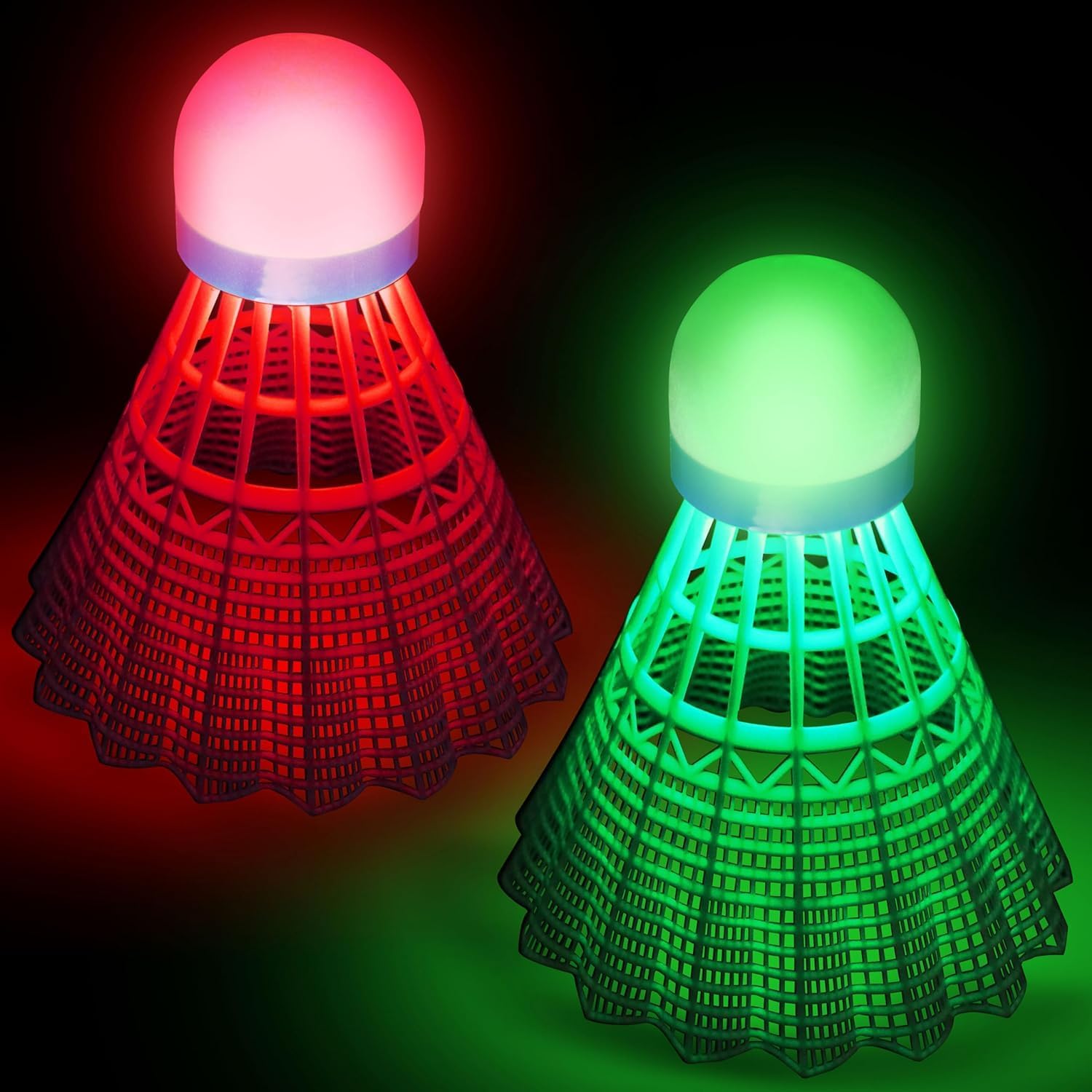 Badminton Shuttlecocks, Badminton s 4pcs - Lighting Glow in The Dark Night