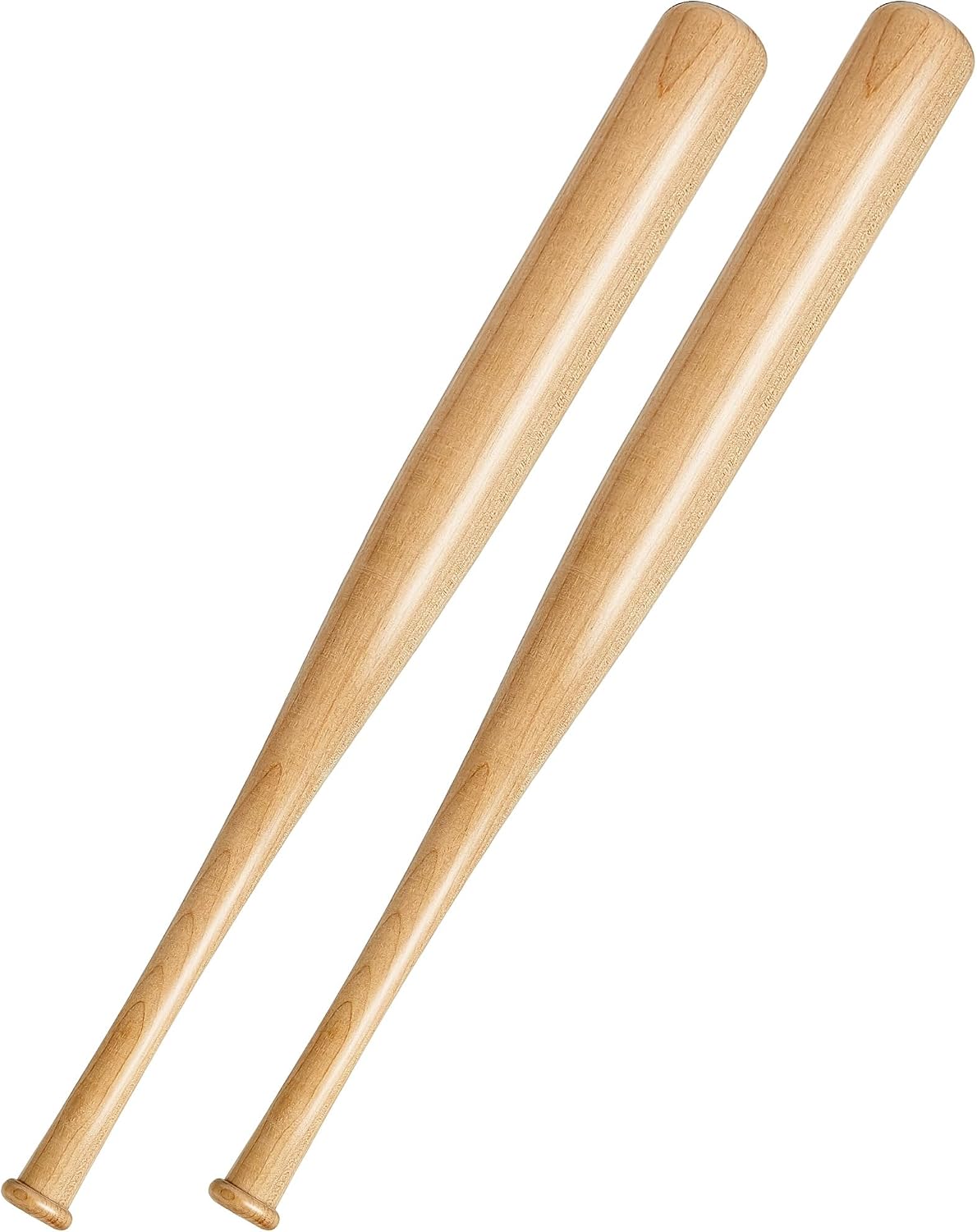 2 Pcs Mini Baseball Bats Miniature 18 Inch Wooden Bats Unfinished for Crafts for Painting DIY Craft Projects Ball Sports Party Decor Favors Gifts
