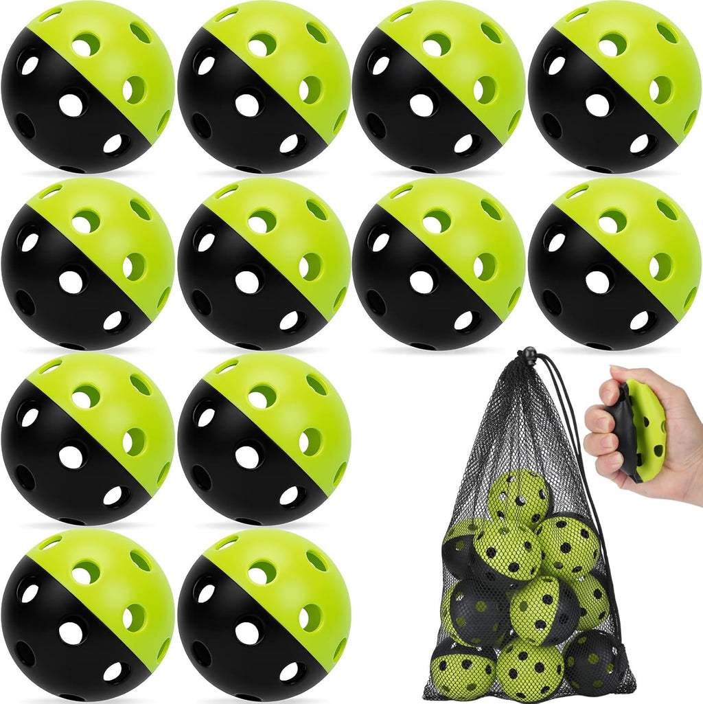 12/30/60 Practice Baseballs for Hitting, 2.8 Inch Plastic Soft Baseballs for Practice Lightweight Soft Ball Hollow Training Softball for Sport Pitching Batting