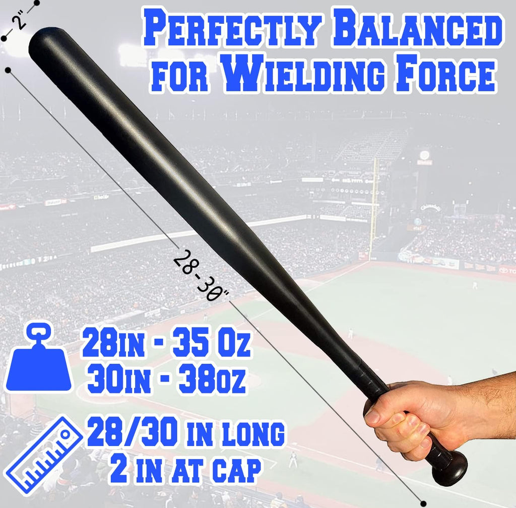 Aluminum Baseball Bat - 28-30 Inch 35 Oz - Softball, Self Defense, Batting Practice, Pickup Games and Home Security - Metal Tball Bat