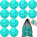 12/30/60 Practice Baseballs for Hitting, 2.8 Inch Plastic Soft Baseballs for Practice Lightweight Soft Ball Hollow Training Softball for Sport Pitching Batting