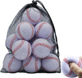 Baseball, Foam Baseball Practice Training Baseballs Unmarked Baseball Soft Toss, Batting, Fielding, Hitting, Pitching